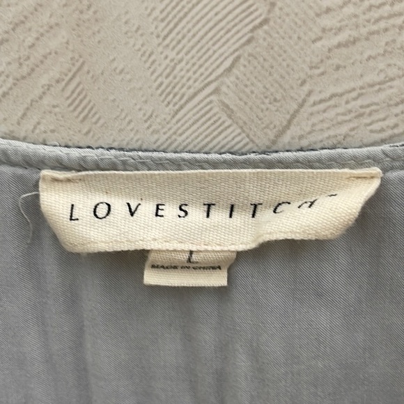 ❤️ LOVESTITCH boho Blouse Size L - Picture 4 of 5